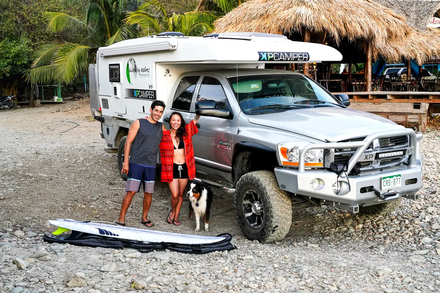 Leah, Oz and Karl on Playa Madera