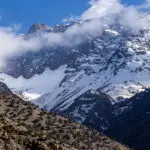 A landscape in the High Atlas mountain range