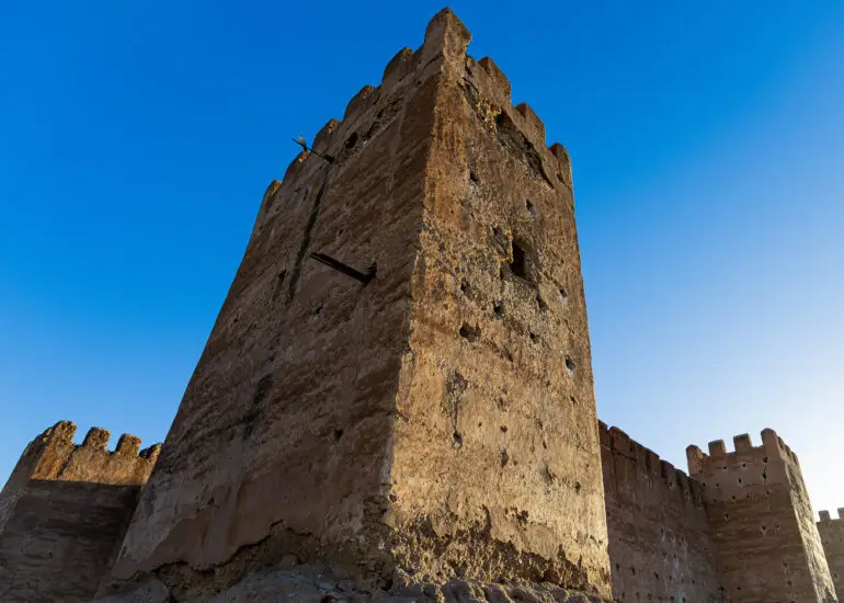 A kasbah tower in Taroudant