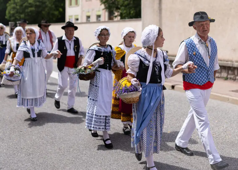 A customary celebration in the prealps of France